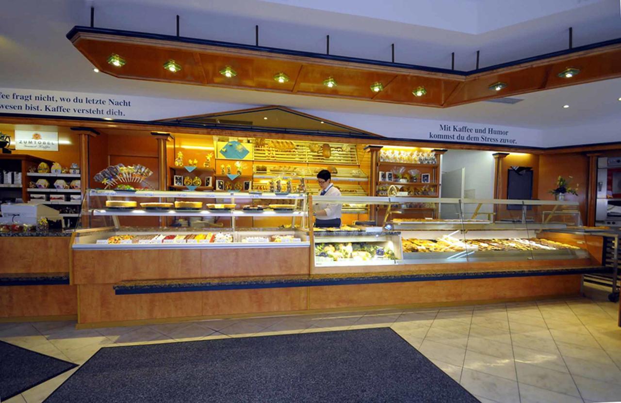 Cafe Am Donautor Otel Kelheim Dış mekan fotoğraf