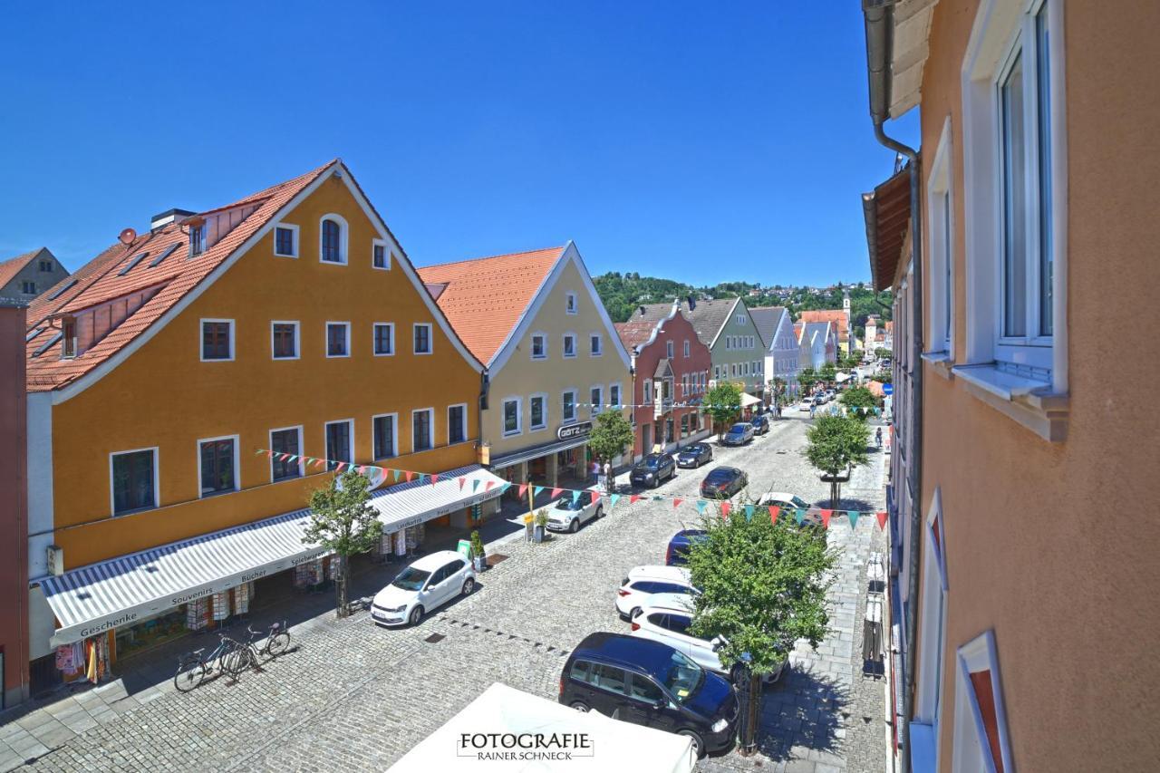 Cafe Am Donautor Otel Kelheim Dış mekan fotoğraf